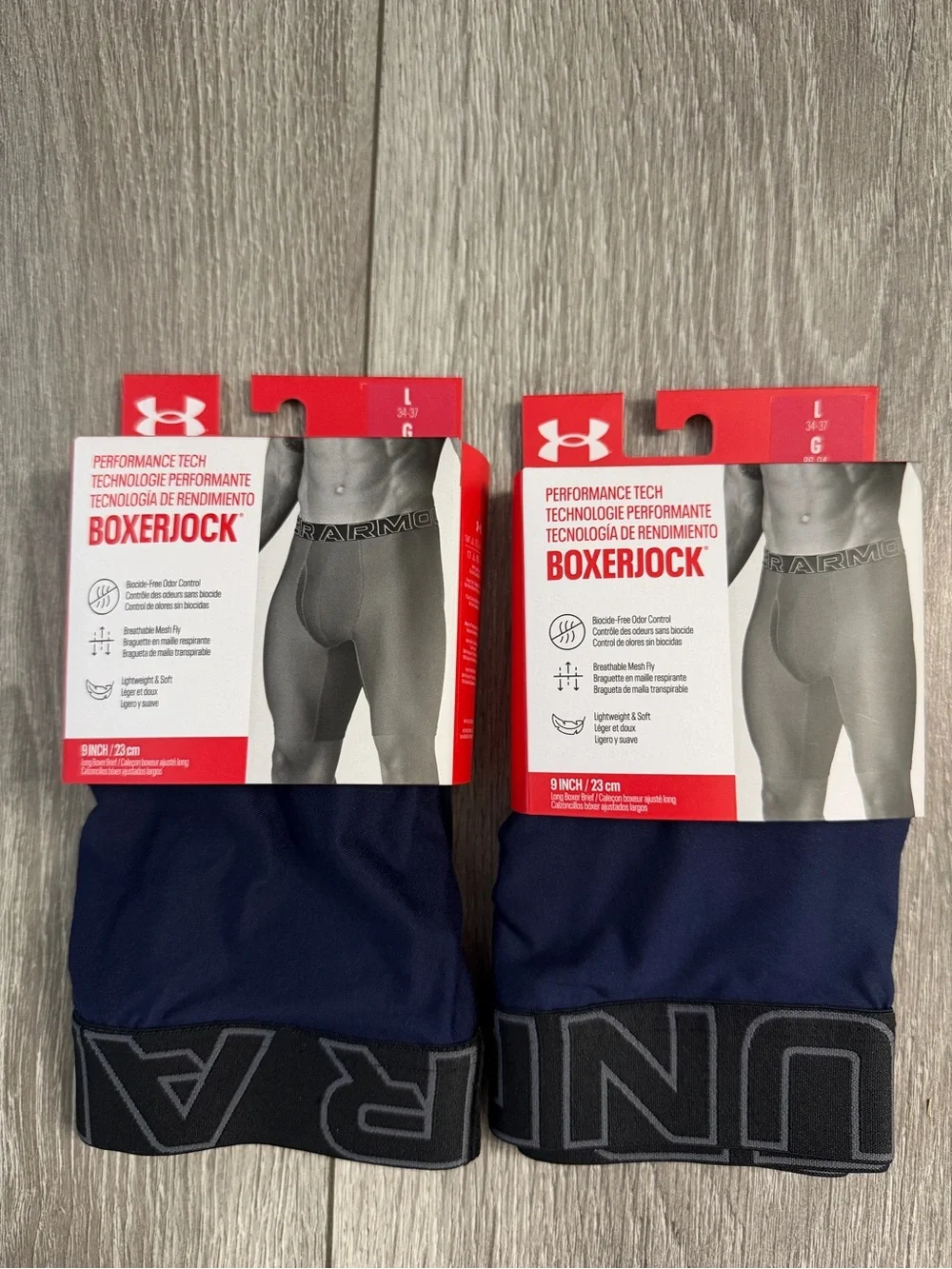 Under Armour 2 Pairs Men’s Boxerjocks NWT Size Large